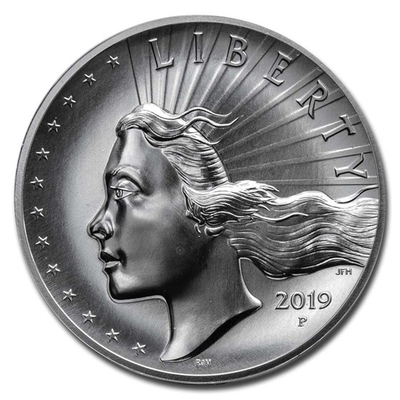 2019-P 2.5 oz Silver American Liberty High Relief (Spotted) 2019-P 2.5 oz Silver American Liberty High Relief (Spotted)